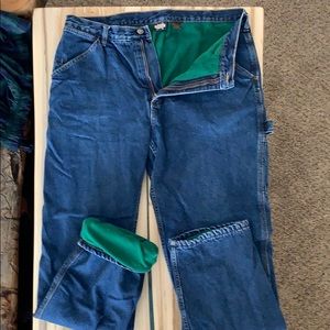 Men’s lined work pants